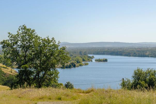 Lake Natoma on clear day