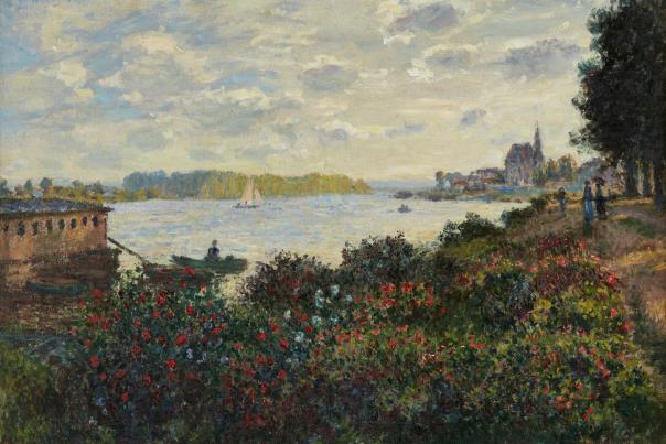 "La Seine a Argenteuil" by Claude Monet
