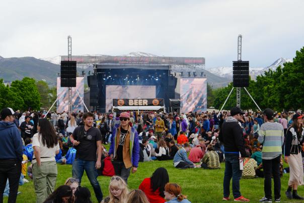 Utah State Fairpark during Kilby Block Party in 2025.