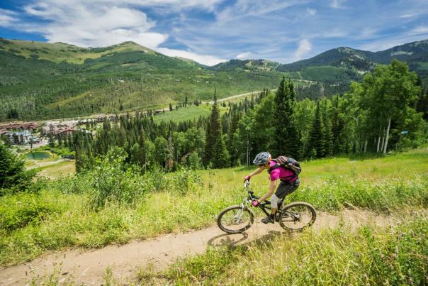 Mountain Bike Ride at Solitude Mountain Resort