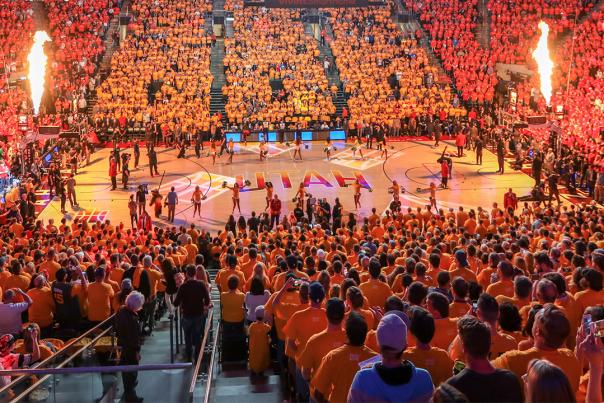 Utah Jazz Basketball Game at Vivint Smart Home Arena