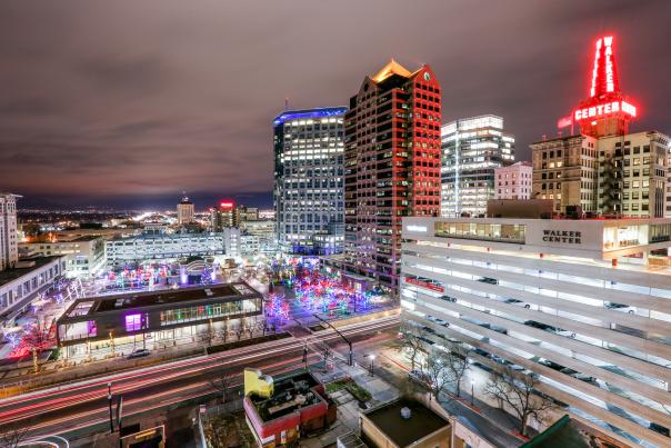 Downtown Salt Lake at Christmas