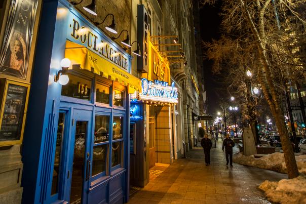 winter downtown salt lake
