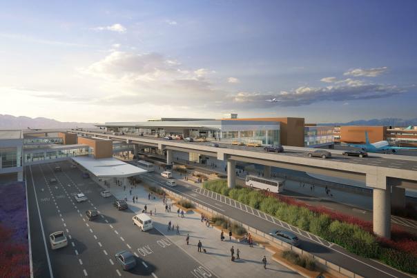 Airport Arrival Rendering