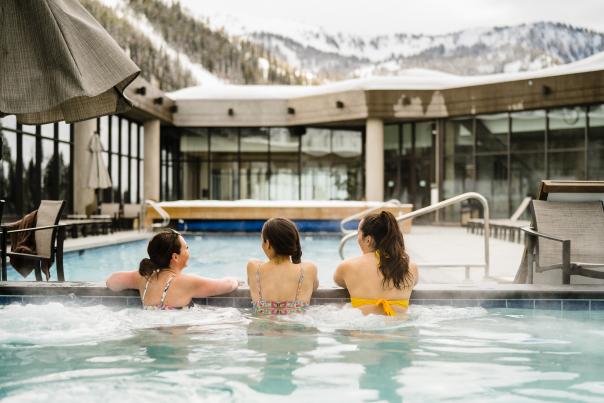 Rooftop Pool at Snowbird's Cliff Lodge