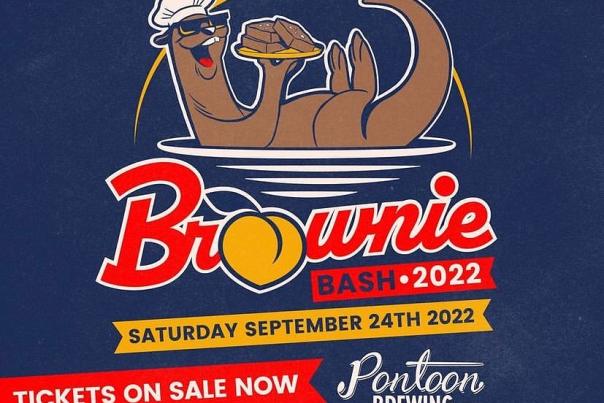 Logo for Pontoon Brewing's Brownie Bash 2022
