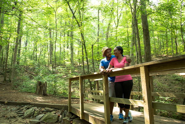 Couple at Big Trees Forest Preserve