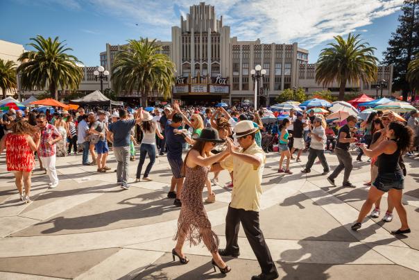 Salsa Dancers in Redwood city
