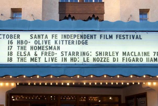 
				santa fe f ilm festival marquee		