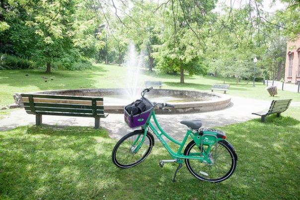 CDPHP bike in Congress Park