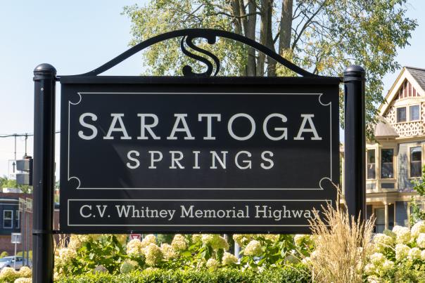 Saratoga Springs Sign