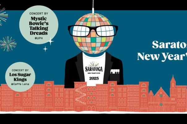 logo for Saratoga NYE