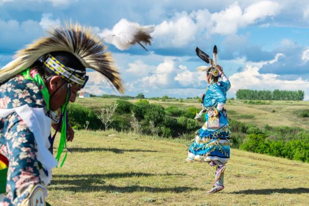 Dancers at Wanuskewin