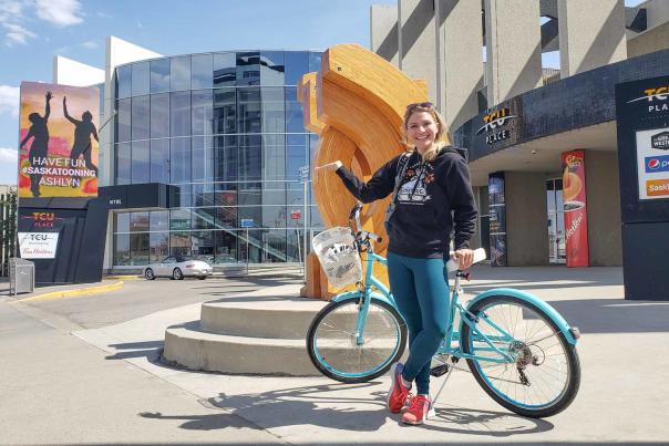 Biking Saskatoon