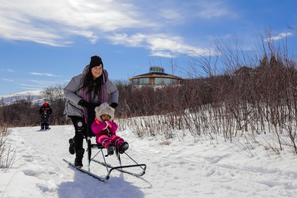 Wanuskewin in the winter