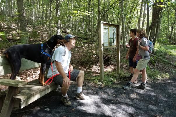 Trail Family and Dog