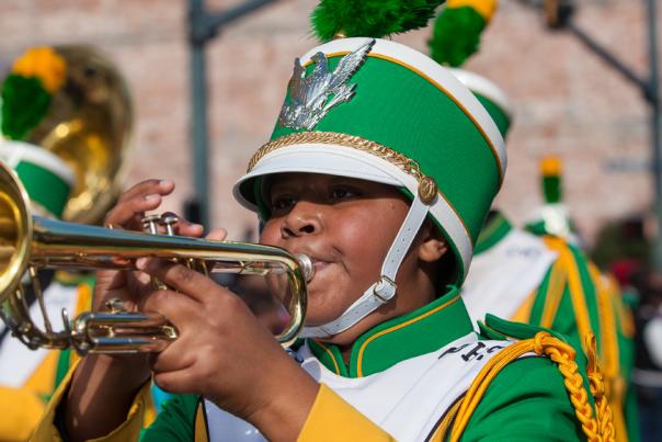 A photo of the Krewe of Harambee Parade