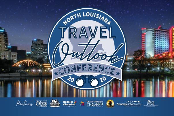 A promotional image of North Louisiana Travel Outlook Conference