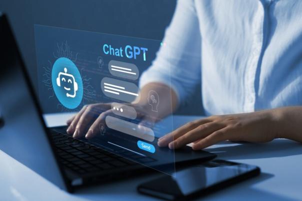 ChatGPT onscreen