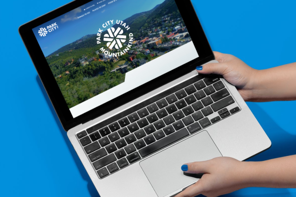 Visit Park City Utah - Website on Laptop - July 2024