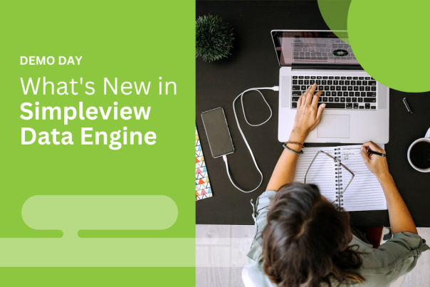 What's New in Simpleview Data Engine webinar header