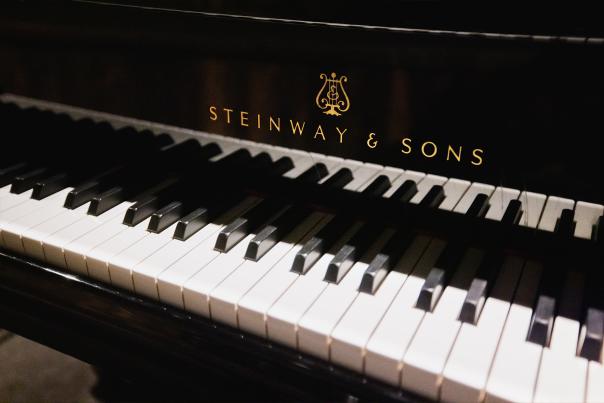 Close up of Steinway & Sons Piano