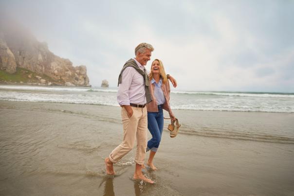 Couple on a Beach in Morro Bay