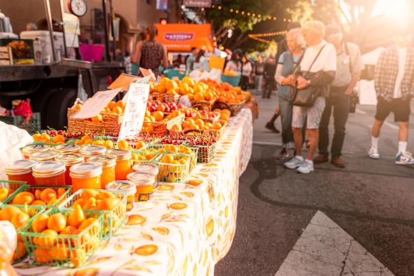 Downtown SLO Farmer's Market Stand