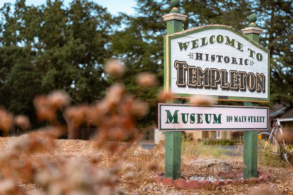 Templeton Welcome Sign