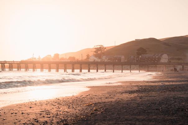 The Cayucos Pier at Cayucos State Beach