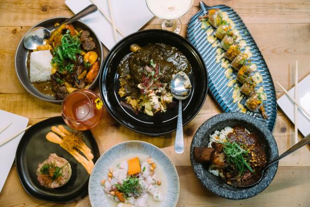 food dishes from Mistura
