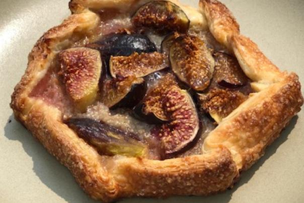 A delicious looking fig and almond galette from Baker & Cook