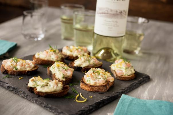 KundeFamilyWineryShrimpCrostini
