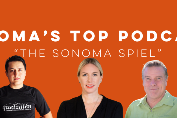 Sonoma Podcast Banner with Sonoma Spiel Podcast Guests