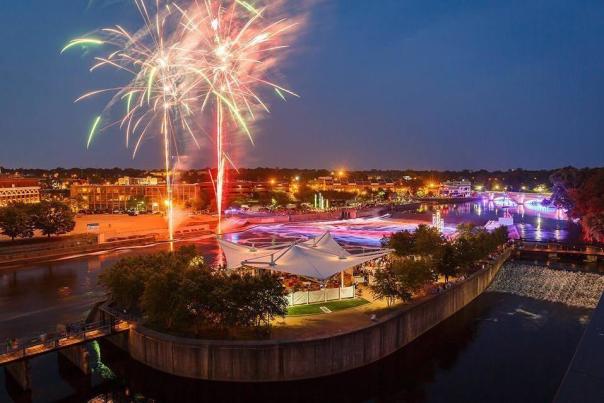 Downtown celebration