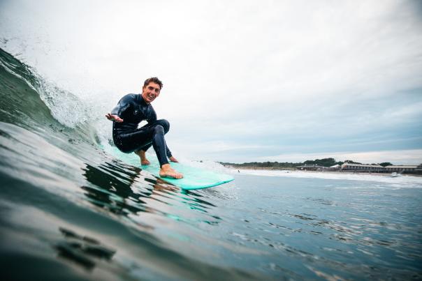 Surfing Narragansett