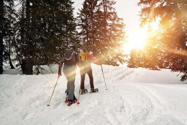 Snowshoeing