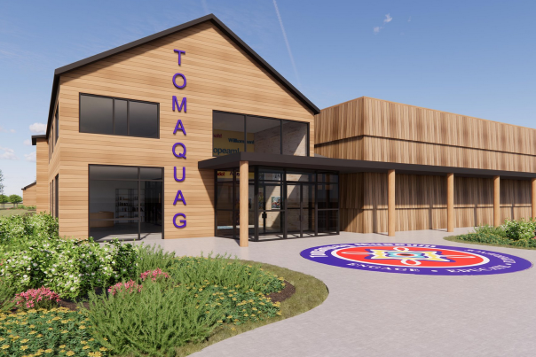 Rendering of new prposed mueseum
