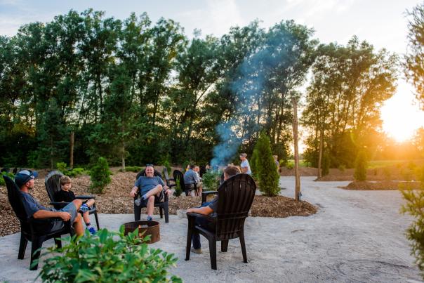 Snyder's Family Farm campfire