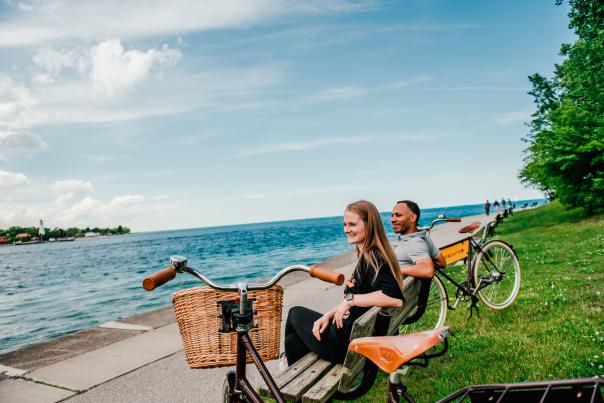Cycling on the St.Clair River