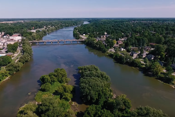 Caledonia Aerial river