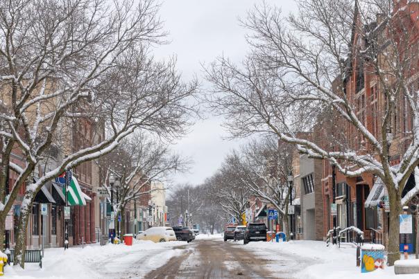 Downtown in Winter