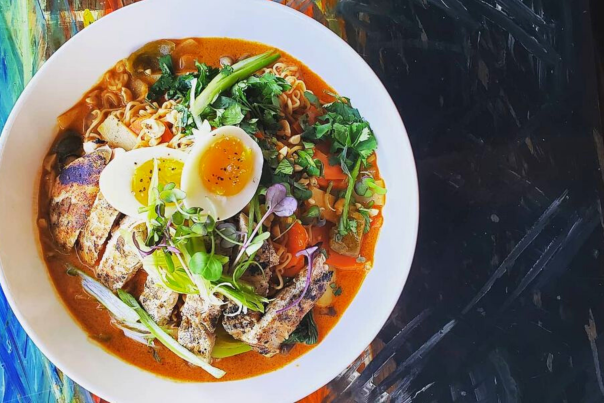 Grab a tasty dish of ramen from Mikey's down in Plover today.