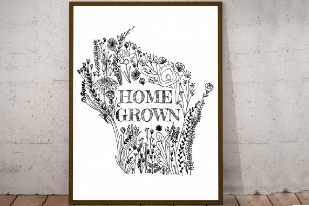 Home Grown Print by Crystal Dawn - AGORA