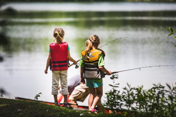 The Stevens Point Area offers a wide variety of fishing options, like the expansive 6,830-acre Lake DuBay, part of the Wisconsin River.