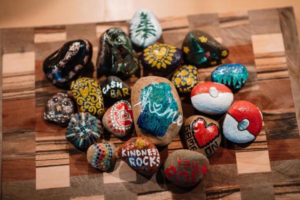 Looking for some joy? Check out the painted rocks as part of Point Rocks in the Stevens Point Area.