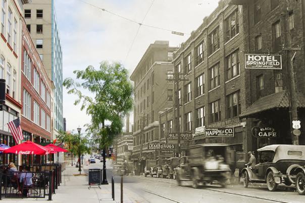 Downtown Springfield Then & Now