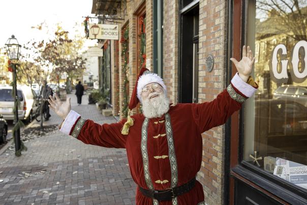 Santa on Main Street