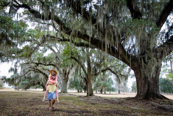 Piggybacking Fontainebleau State Park