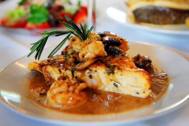 Savory smoky shrimp cheesecake at Annadeles Plantation Covington.
